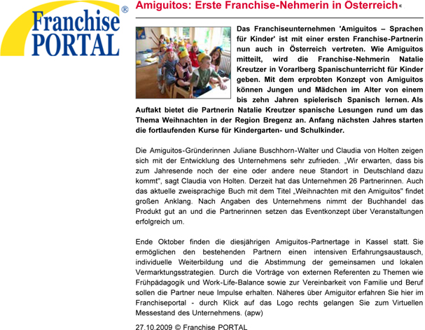 FranchisePortal, 2009