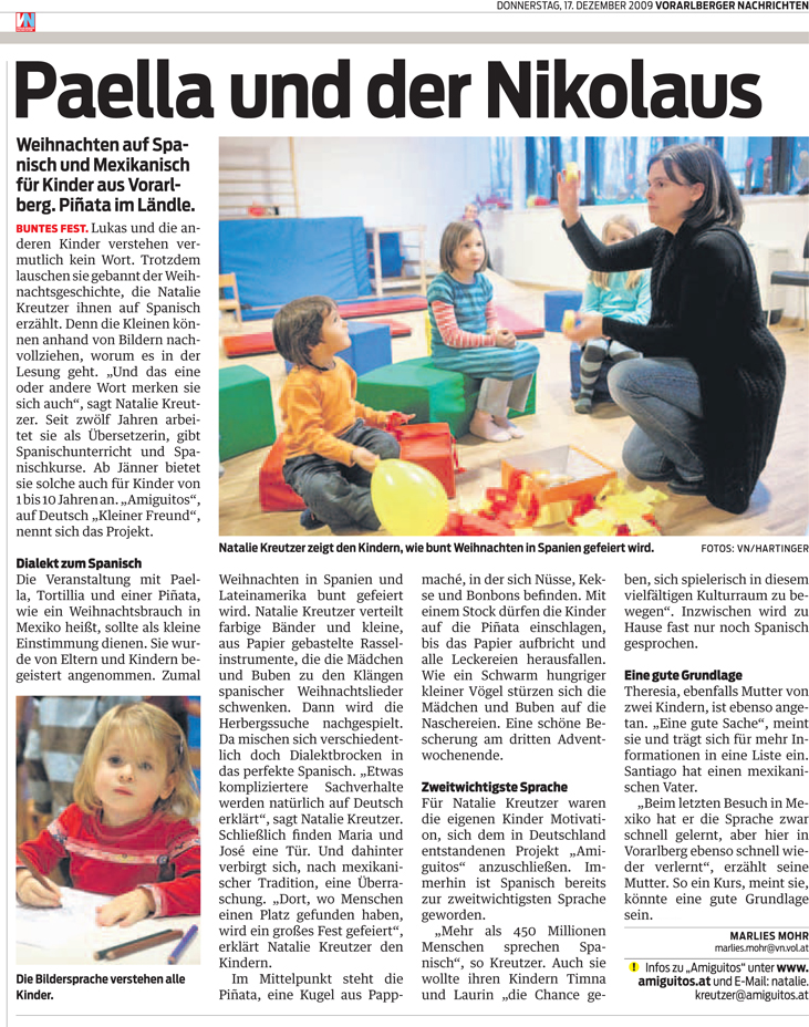 Vorarlberger Nachrichten, 17.12.2009