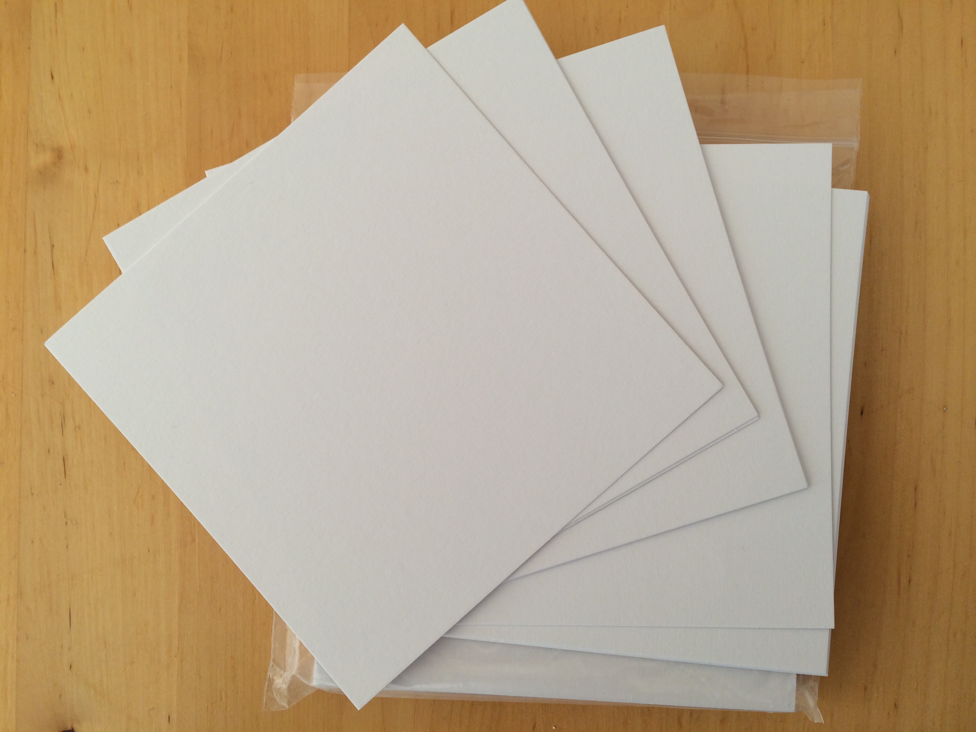 Blanco Karten für Würfel mit Einstecktaschen - zum Schließen ins Bild klicken