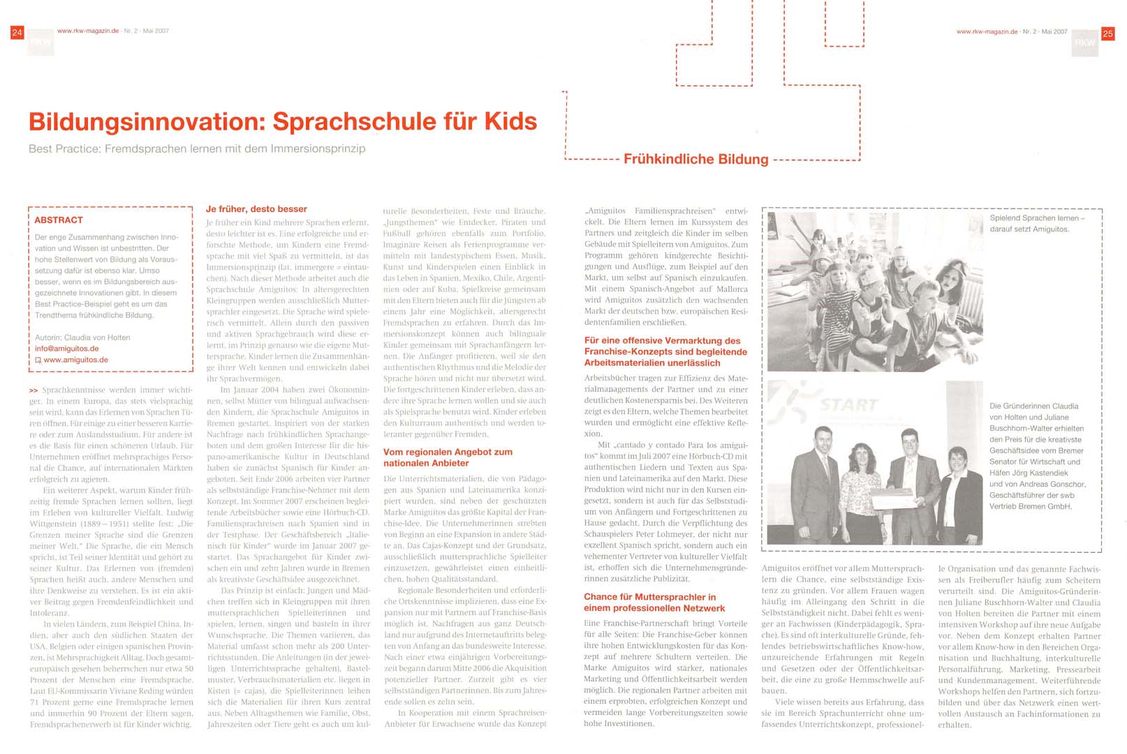 RKW Magazin 'Wissen und Weiterbildung', Mai 2007