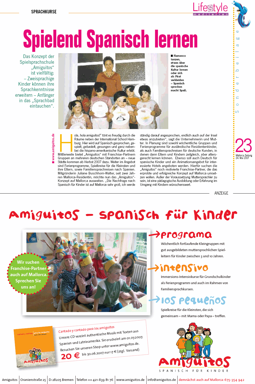 Mallorca Zeitung, 24.5.2007