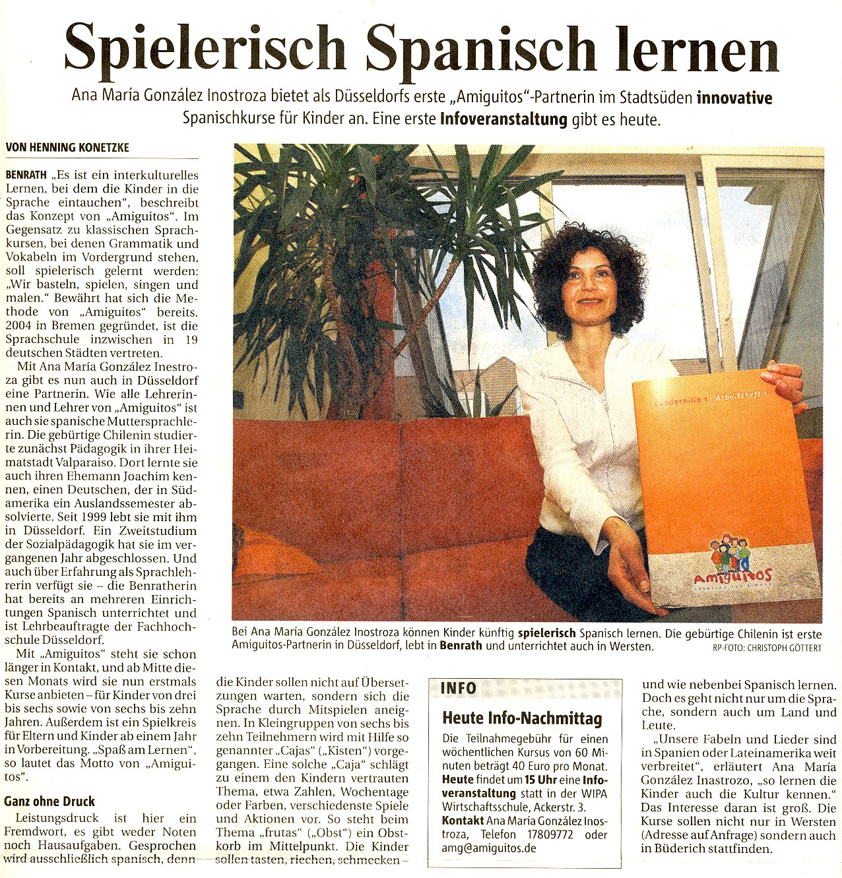 Rheinische Post, 23.4.2008