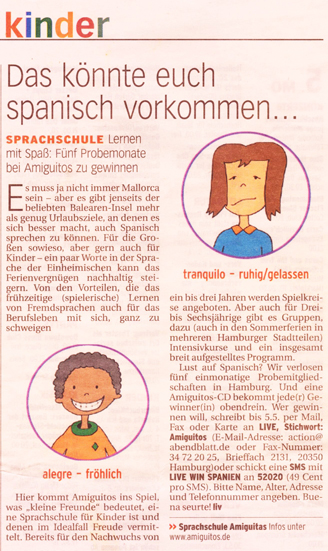 Hamburger Abendblatt, 30.4.2008
