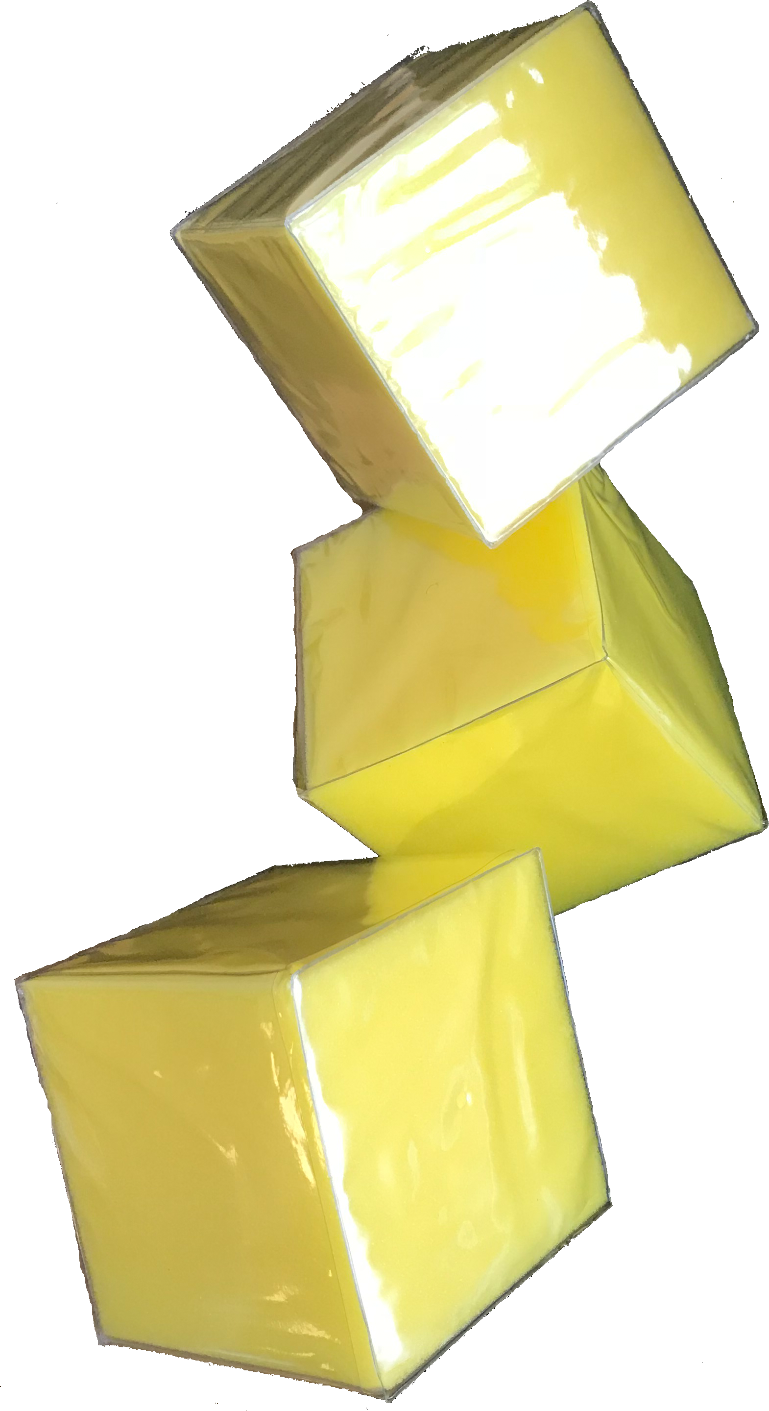 3 Würfel mit Einstecktaschen