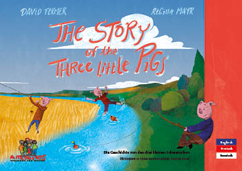 The Story of the three little Pigs - История о трех маленьких поросятах - Die Geschichte von den drei kleinen Schweinchen