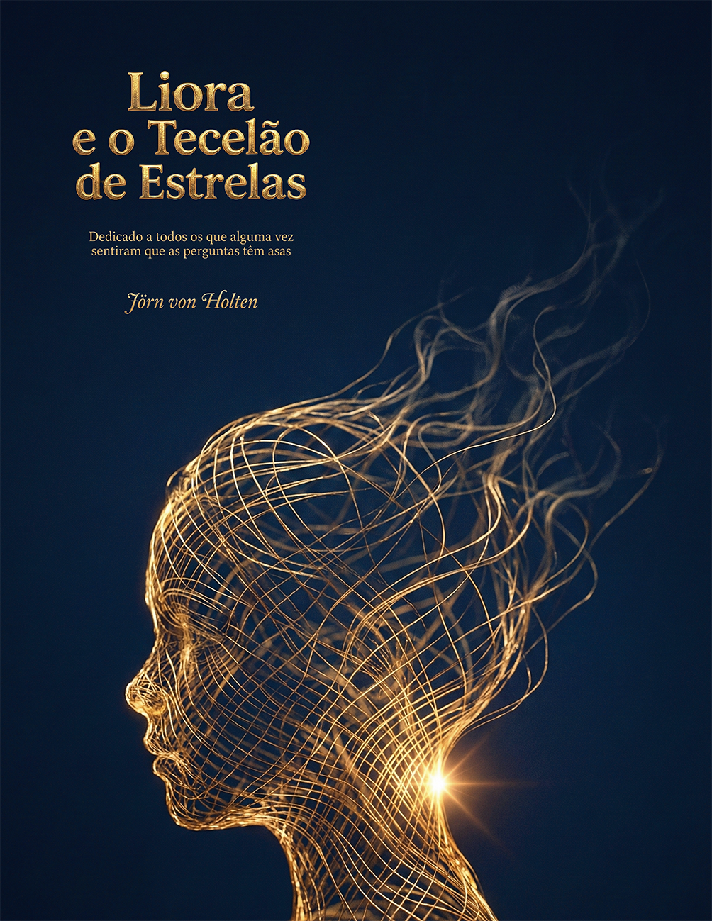 Liora e o Tecelão de Estrelas - Dedicado a todos os que alguma vez sentiram que as perguntas têm asas